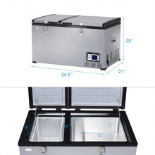 Load image into Gallery viewer, 84-Quart Portable Electric Camping Car Cooler