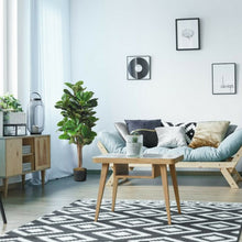 Load image into Gallery viewer, 5ft Artificial Fiddle Leaf Fig Tree Decorative Planter