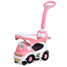 Load image into Gallery viewer, 3-in-1 Ride On Push Car with Music Box & Horn-Pink