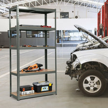 Load image into Gallery viewer, 2 Pcs Storage Shelves Garage Shelving Units Tool Utility Shelves-Gray