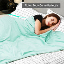 Load image into Gallery viewer, 60" x 80" Weighted Blanket with Hot & Cold Duvet Covers -Green