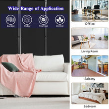 Load image into Gallery viewer, 4-Panel Room Divider Folding Privacy Screen-Black