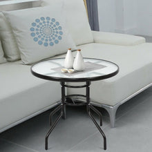 Load image into Gallery viewer, Patio Round Table Steel Frame Dining Table