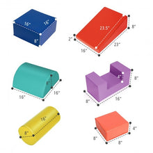 Load image into Gallery viewer, 6 Piece Climb Crawl Play Set Indoor Kids Toddler -Red