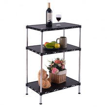 Load image into Gallery viewer, 3-Tiers Adjustable Storage Rack Display Shelf