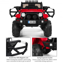Load image into Gallery viewer, 12V Kids Remote Control Riding Truck Car with LED Lights-Red