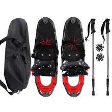 Load image into Gallery viewer, All Terrain Sports Snowshoes w/ Walking Poles & Free Carrying Bag