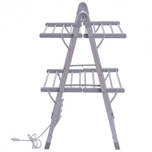 Load image into Gallery viewer, 2-Tier Foldable Multifunctional Aluminum Stand Electric Dryer