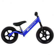 Load image into Gallery viewer, Black/Pink/Blue 12" Balance Kids No-Pedal Learning Bicycle -Blue