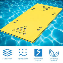 Load image into Gallery viewer, 5.5' x 35.5" 3-Layer Multi-Purpose Floating Beer Pong Table-Yellow