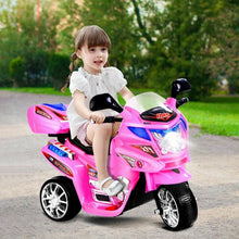 Load image into Gallery viewer, 3 Wheel Kids Ride On Motorcycle 6V Battery Powered Electric Toy Bicyle New-pink