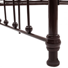 Load image into Gallery viewer, Queen Size Metal Steel Bed Frame w/ Stable Metal Slats-Chocolate