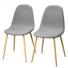 Load image into Gallery viewer, Set of 2 Gray Accent Dining Chairs