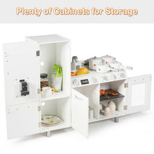 Load image into Gallery viewer, Kids Pretend Kitchen Playset Cooking Toys Toddler Cookware Gift