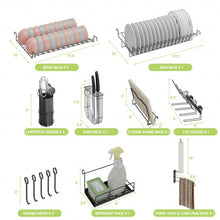 Load image into Gallery viewer, Adjustable Dish Drainer Kitchen Organizer