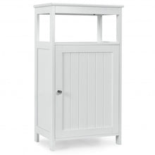 Load image into Gallery viewer, Bathroom Floor Cabinet with Adjustable Shelf-White