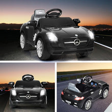 Load image into Gallery viewer, New Red Mercedes Benz sls r/c Mp3 Kids Ride on Car Electric Battery Toy-black