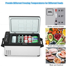 Load image into Gallery viewer, 32-Quart Compressor Camping Portable Car Cooler