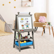 Load image into Gallery viewer, 3 in 1 Double-Sided Storage Art Easel-Gray