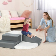 Load image into Gallery viewer, 4-Piece Indoor Toddler Playtime Corner Climber Play Set-White