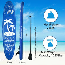 Load image into Gallery viewer, Inflatable & Adjustable Stand Up Paddle Board-M