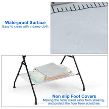 Load image into Gallery viewer, Portable Infant Changing Station Baby Diaper Table with Safety Belt-White