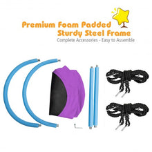 Load image into Gallery viewer, 60" Saucer Surf Outdoor Adjustable Swing Set-Purple