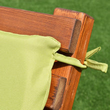 Load image into Gallery viewer, Outdoor 2 Persons Rocking Wooden Lounge Chair with Cushion