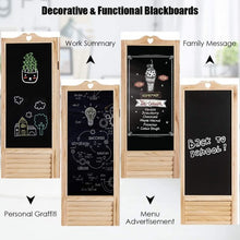 Load image into Gallery viewer, 4-Panel Folding Privacy Room Divider Screen with Chalkboard