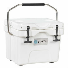 Load image into Gallery viewer, 16 Quart Portable Ice Cooler with 24 Cans-White