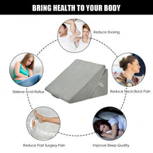 Load image into Gallery viewer, Adjustable Memory Foam Reading Sleep Back Support Pillow-Gray