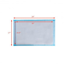 Load image into Gallery viewer, 300 pcs 17" x 24" Pet Wee Pee Piddle Pad