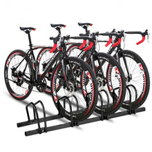 Load image into Gallery viewer, 4 Bike Parking Garage Rack Storage Stand-Black