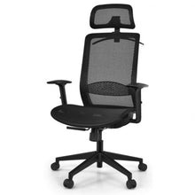 Load image into Gallery viewer, Height Adjustable Ergonomic High Back Mesh Office Chair with Hange-Black