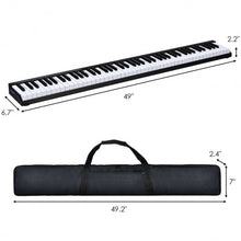 Load image into Gallery viewer, 88-Key Portable Electronic Piano with Handbag-Black