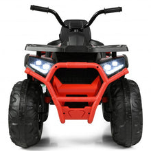 Load image into Gallery viewer, 12 V Kids Electric 4-Wheeler ATV Quad with MP3 and LED Lights-Red