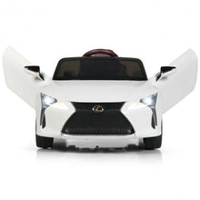 Load image into Gallery viewer, Kids Ride Lexus LC500 Licensed Remote Control Electric Vehicle-White