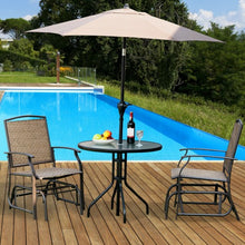 Load image into Gallery viewer, 2 pcs Patio Swing Single Glider Chair Rocking Seating
