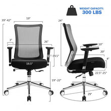 Load image into Gallery viewer, Ergonomic Mesh Office Chair Sliding Seat Height Adjustable with Armrest