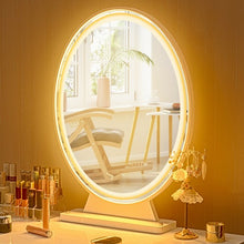Load image into Gallery viewer, Hollywood Vanity Lighted Makeup Mirror Remote Control 4 Color Dimming-White