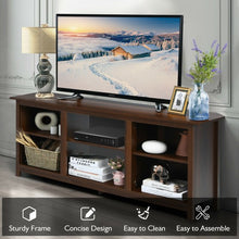 Load image into Gallery viewer, 2-Tier Entertainment Media Console Center-Coffee