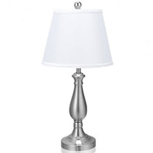 Load image into Gallery viewer, 3 pcs Brushed Nickel Lamp Set-Silver