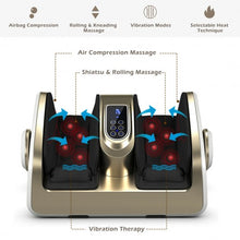 Load image into Gallery viewer, Foot Calf Shiatsu Massager w/ Heat & Remote Control