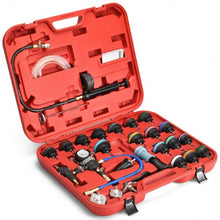 Load image into Gallery viewer, 28 pcs Pressure Tester Vacuum-Type Cooling System Refill Kit-Red