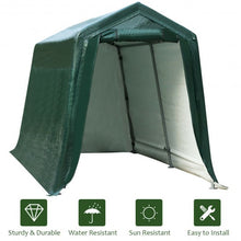 Load image into Gallery viewer, 7' x 12' Outdoor Carport Patio Storage Shelter Shed Car Canopy