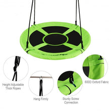 Load image into Gallery viewer, 40" Flying Saucer Tree Swing Indoor Outdoor Play Set-Green