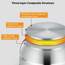 Load image into Gallery viewer, 3 Tier Stainless Steel Cookware Pot Saucepot Steamer