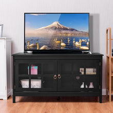 Load image into Gallery viewer, 50" TV Stand Modern Wood Storage Console with 2 Doors