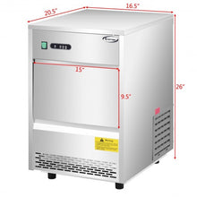 Load image into Gallery viewer, Automatic Ice Maker Machine w/ 70lbs/24h Productivity