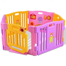 Load image into Gallery viewer, Pink 6 Panel Baby Playpen Kids Safety Play Center Yard